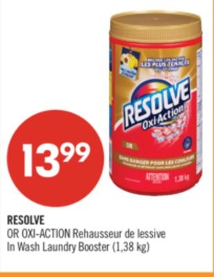 RESOLVE OR OXI-ACTION Rehausseur de lessive