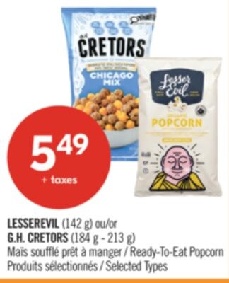 LESSEREVIL (142 g) ou/or G.H. CRETORS (184 g - …