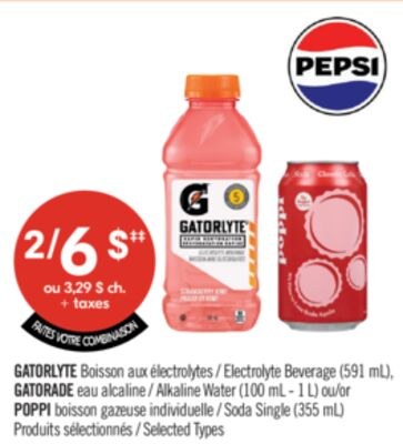 GATORLYTE Boisson aux électrolytes (591 mL), GA…