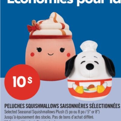 PELUCHES SQUISHMALLOWS SAISONNIÈRES SÉLECTIONNÉ…