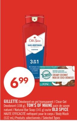 GILLETTE déodorant en gel transparent 108 g, TO…