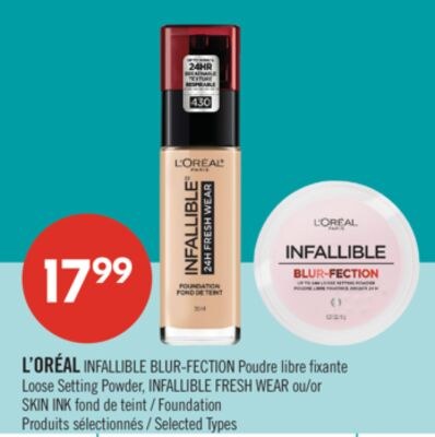 L'ORÉAL INFALLIBLE BLUR-FECTION Poudre libre fi…