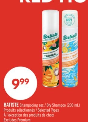BATISTE Shampooing sec
