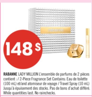 RABANNE LADY MILLION 2-Piece Fragrance Set Cont…