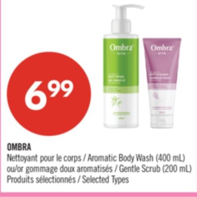 OMBRA Nettoyant pour le corps (400 mL) ou gomma…