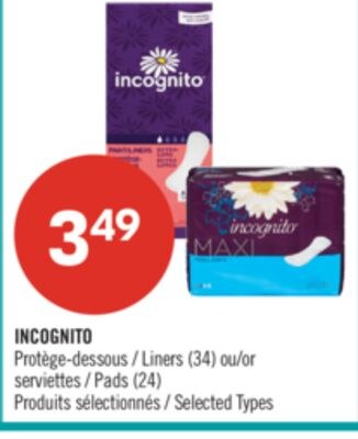 INCOGNITO Protège-dessous (34) ou serviettes (2…