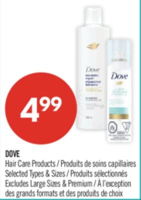 DOVE Hair Care Products