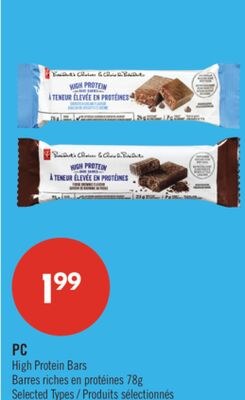 PC High Protein Bars