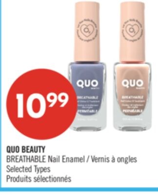 QUO BEAUTY BREATHABLE Nail Enamel