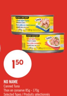 NO NAME Canned Tuna 85g - 170g