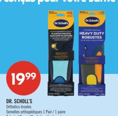 DR. SCHOLL'S Orthotics Insoles 1 Pair