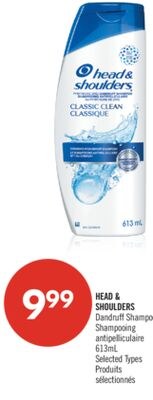 HEAD & SHOULDERS Dandruff Shampoo 613 mL