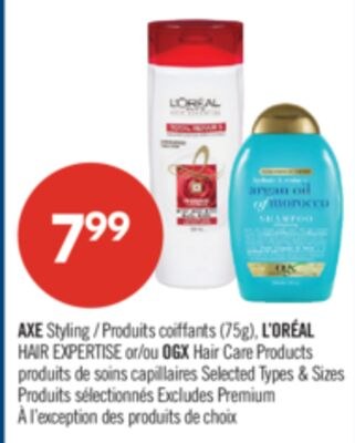 AXE Styling L'ORÉAL HAIR EXPERTISE or Hair Care…