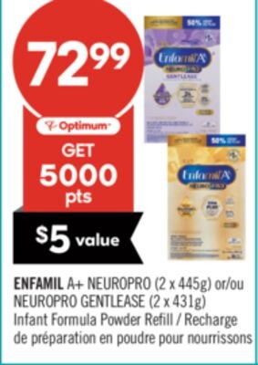 ENFAMIL A+ NEUROPRO (2 x 445g) or NEUROPRO GENT…