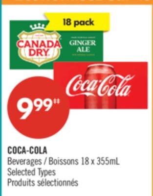 COCA-COLA Beverages 18 x 355mL