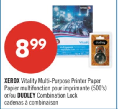 XEROX Vitality Multi-Purpose Printer Paper (500…
