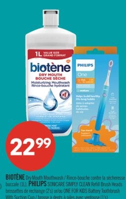 BIOTÈNE Dry Mouth Mouthwash (1L) PHILIPS SONICA…