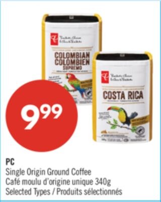 PC Single Origin Ground Coffee