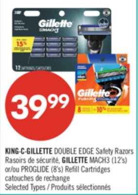 KING·C·GILLETTE DOUBLE EDGE Safety Razors GILLE…