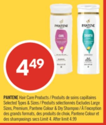 PANTENE Hair Care Products