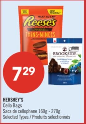 HERSHEY'S Cello Bags 160g - 270g
