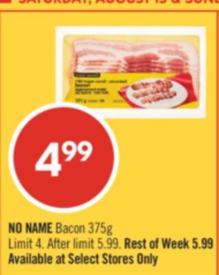 NO NAME Bacon 375g