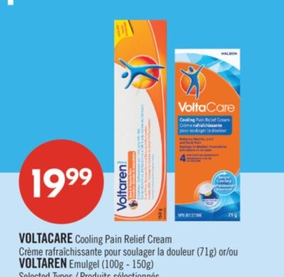VOLTACARE Cooling Pain Relief Cream (71g) or VO…