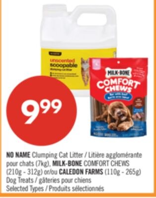 NO NAME Clumping Cat Litter (7kg) , MILK-BONE C…
