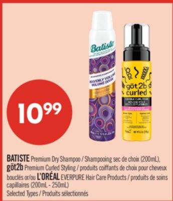 BATISTE Premium Dry Shampoo (200mL), göt2b Prem…