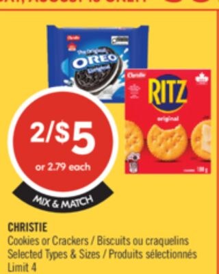 CHRISTIE Cookies or Crackers