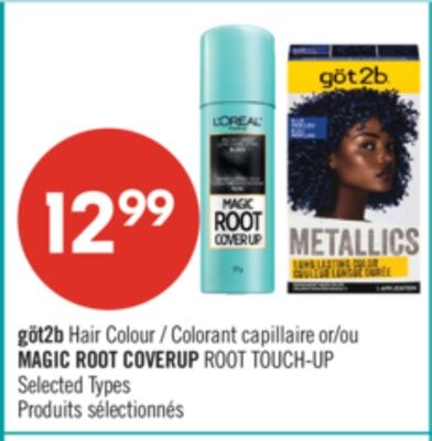 got2b Hair Colour or MAGIC ROOT COVERUP ROOT TO…