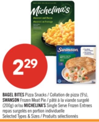 BAGEL BITES Pizza Snacks (9 s), SWANSON Frozen …