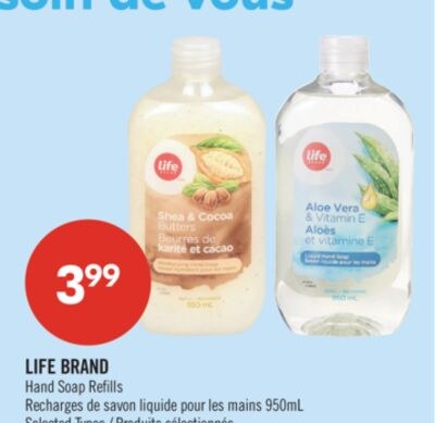 LIFE BRAND Hand Soap Refills
