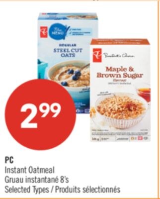 PC Instant Oatmeal
