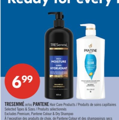 TRESEMMÉ or PANTENE Hair Care