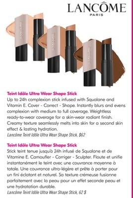 LANCOME Teint Idôle Ultra Wear Shape Stick