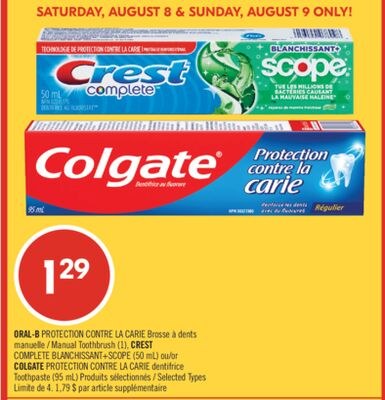 ORAL-B PROTECTION CONTRE LA CARIE Brosse à dent…
