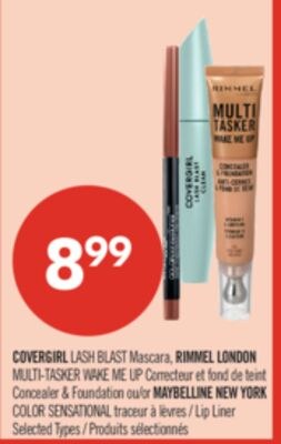 COVERGIRL LASH BLAST Mascara, RIMMEL LONDON MUL…