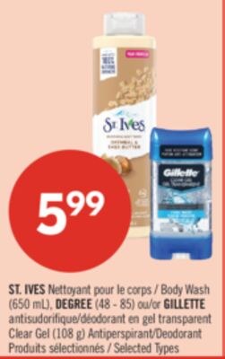 ST. IVES Nettoyant pour le corps (650 mL), DEGR…