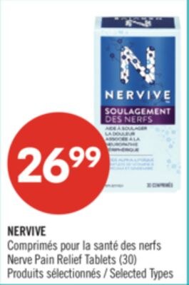 NERVIVE Comprimés pour la santé des nerfs