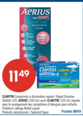 CLARITIN Comprimés à dissolution rapide (10), A…