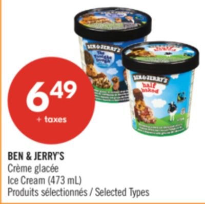 BEN & JERRY'S Crème glacée