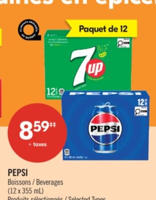PEPSI Boissons (12 x 355 mL)