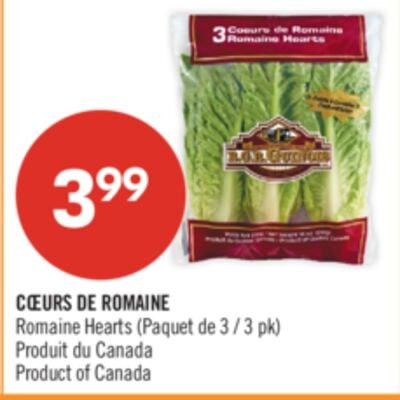 CŒURS DE ROMAINE