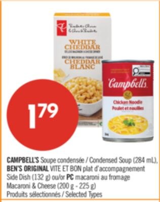 CAMPBELL'S Soupe condensée (284 ml) BEN'S ORIGI…