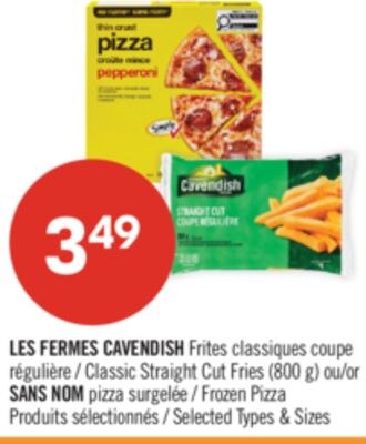 LES FERMES CAVENDISH Frites classiques coupe ré…