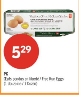 PC Œufs pondus en liberté