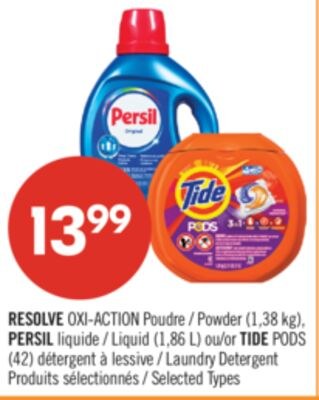 RESOLVE OXI-ACTION Poudre (1,38 kg), PERSIL liq…