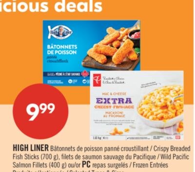HIGH LINER Bâtonnets de poisson panné croustill…