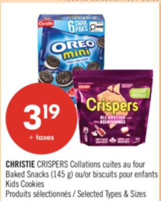 CHRISTIE CRISPERS Collations cuites au four (14…